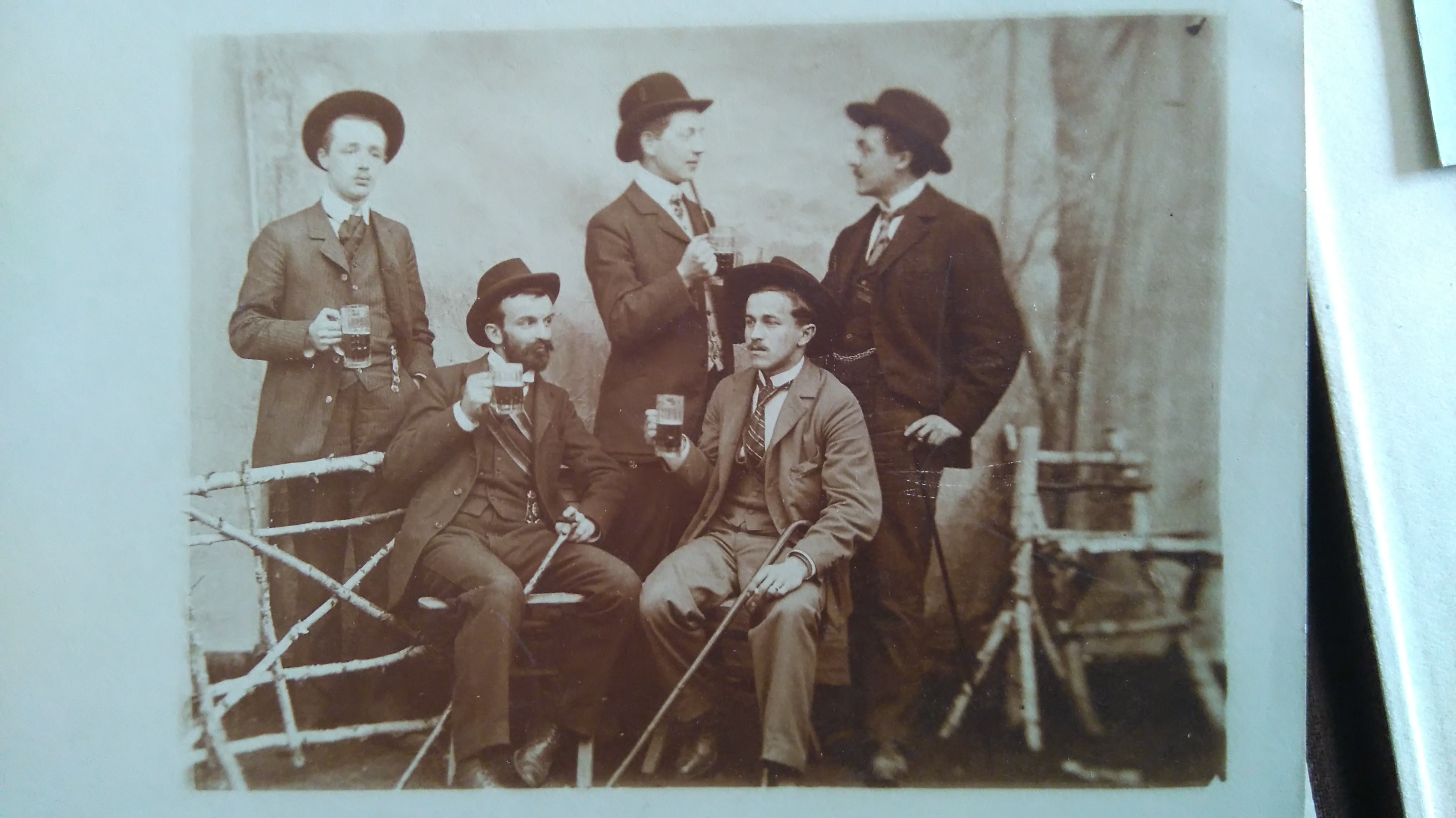 fotografia, studenci z uczelni w Kaliningradzie, XIX wiek. zbiory BG PAN