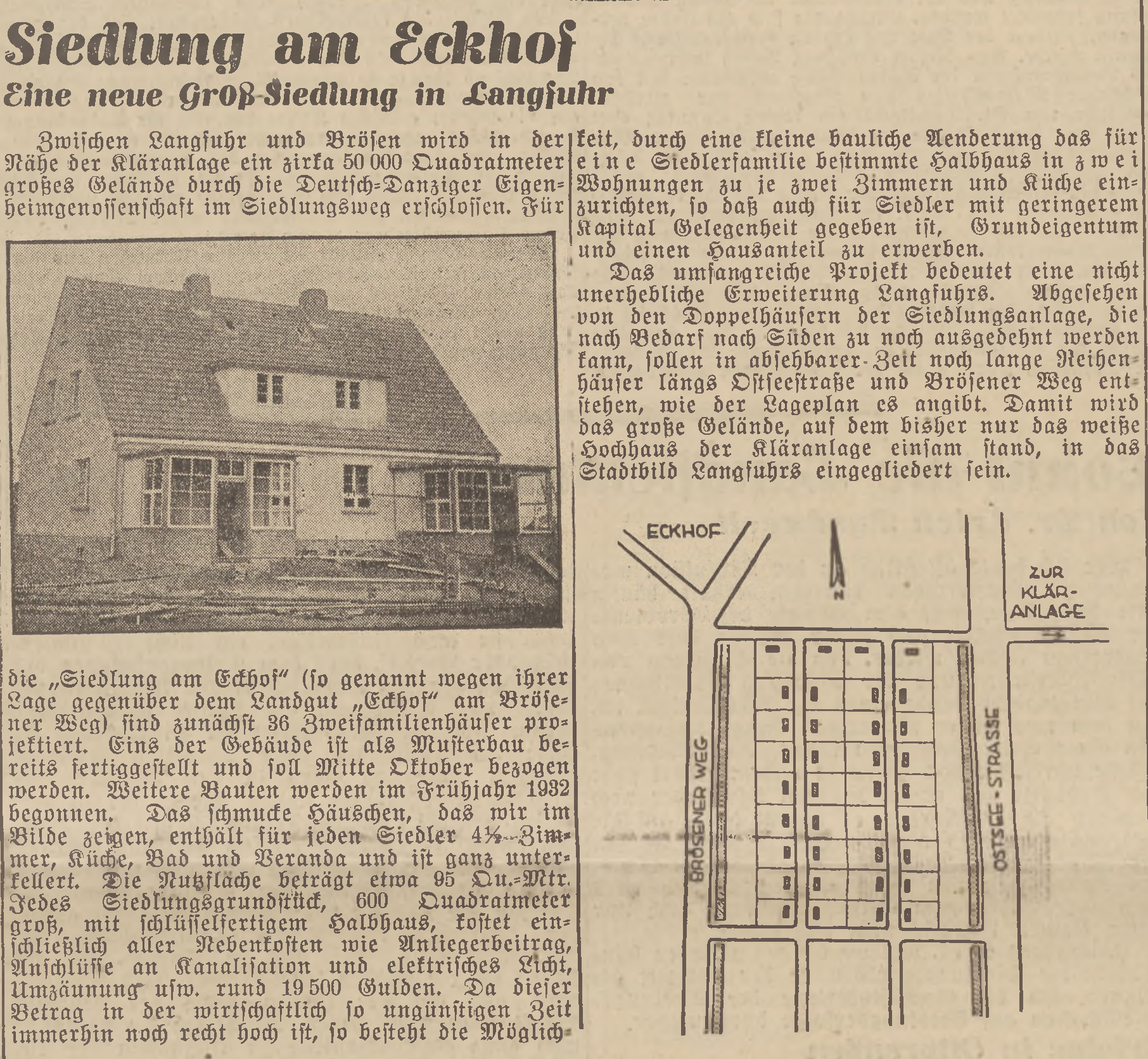 Artykuł z 1931, Sonntags Zeitung;