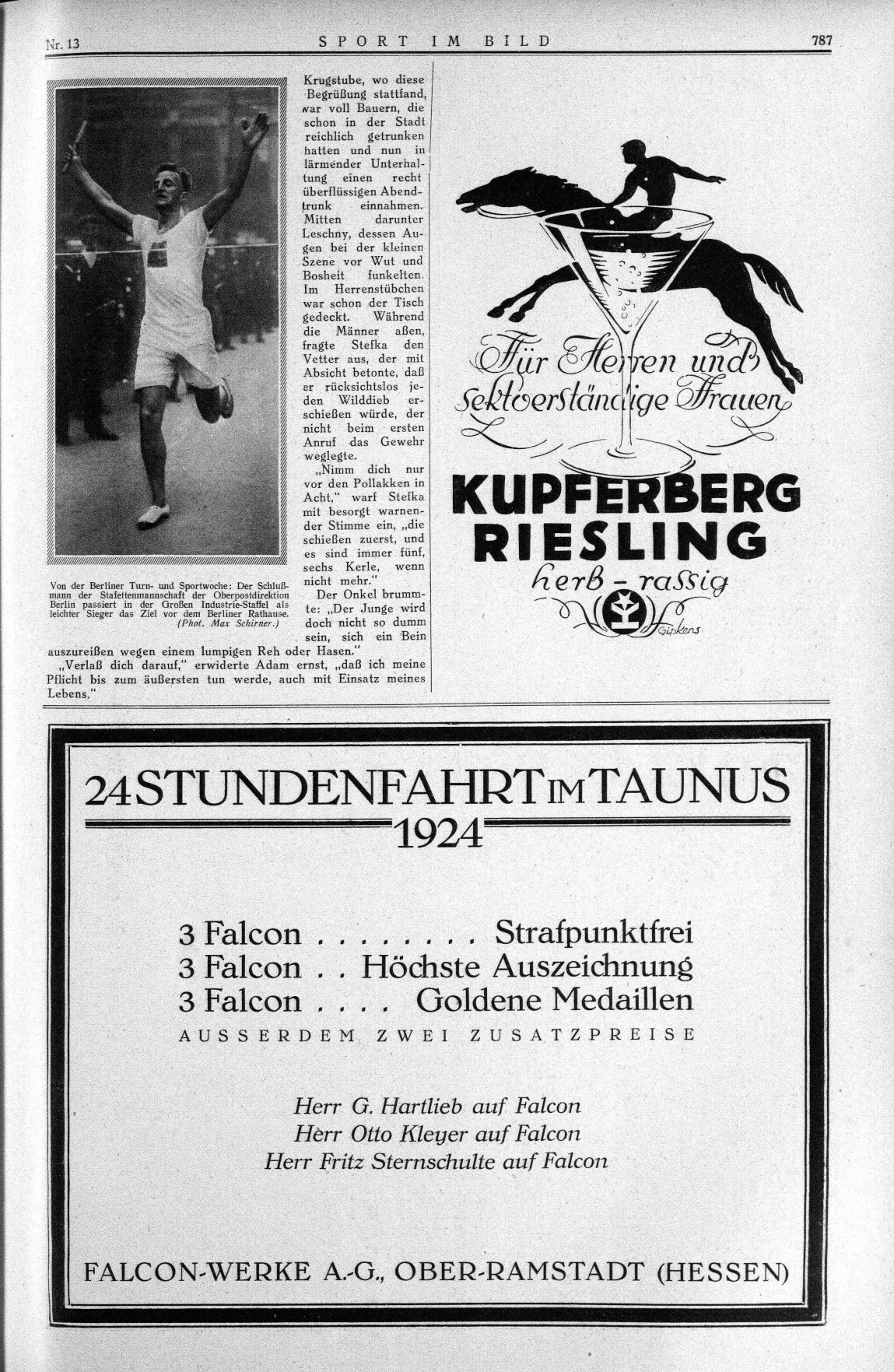 Kupferberg Riesling, 1924 anno.onb.ac.at