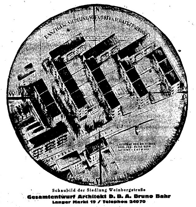 Projekt osiedla pomiędzy ulicami Wieniawskiego a Zakopiańską, Danziger Volksstimme, 28 września 1929